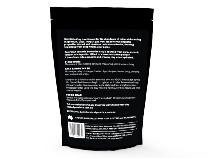 Rear Pa Australian Bentonite Clay